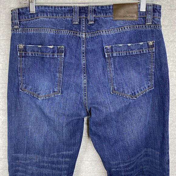 Carbon 2 Cobalt Men's Straight Leg Button Fly 36x32 Jeans 11" Rise - Picture 4 of 6